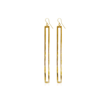 Aode Long Geometric Earrings - Luxe Lion